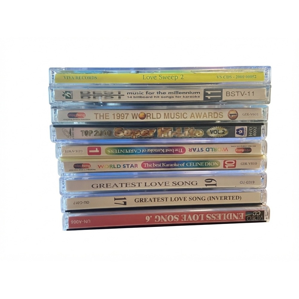 Vintage Filipino OPM Karaoke CD Lot 9 Viva Records World Star Love Songs
